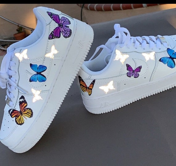 air force 1 womens butterfly