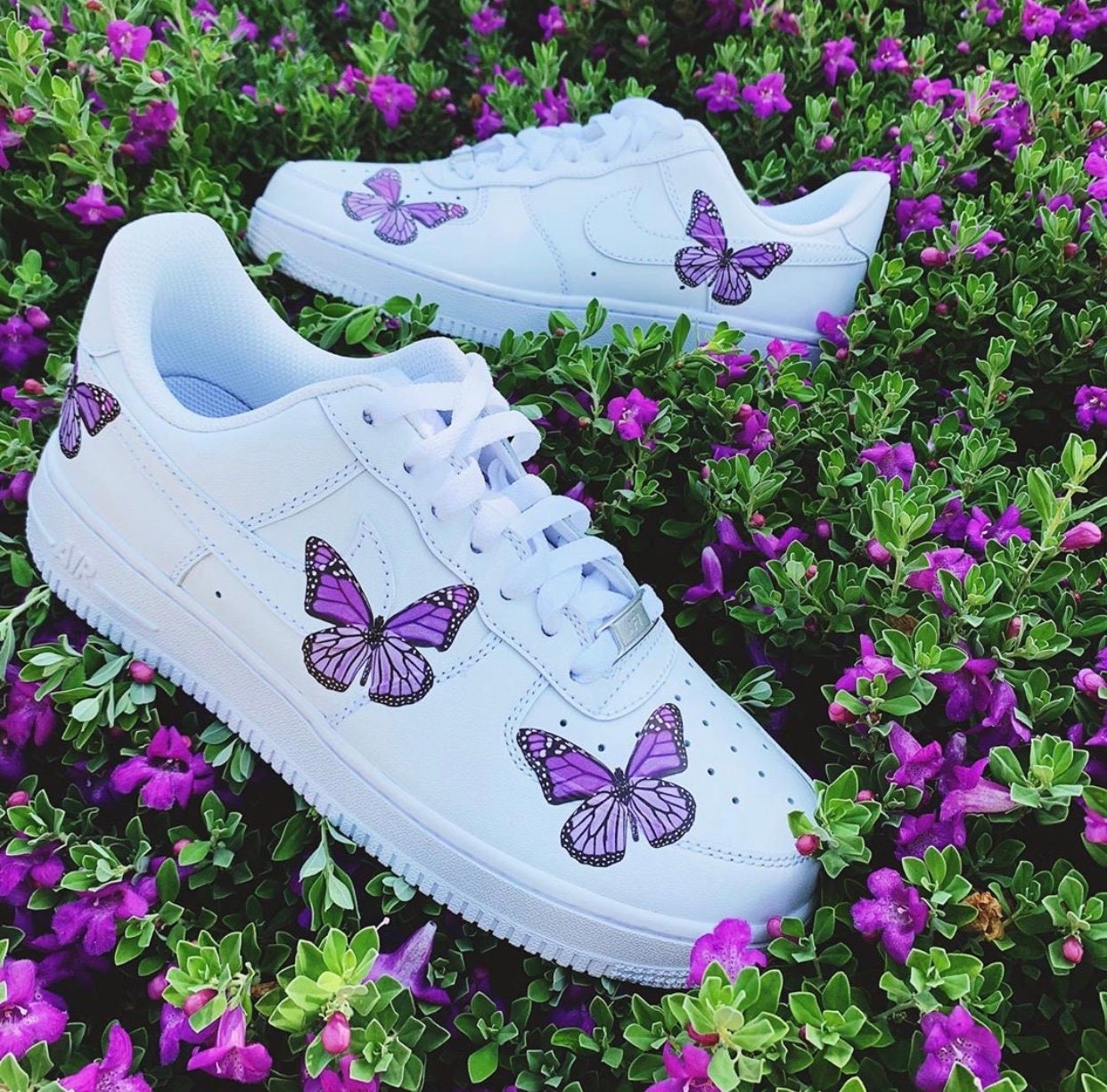 nike airforce 1 butterfly