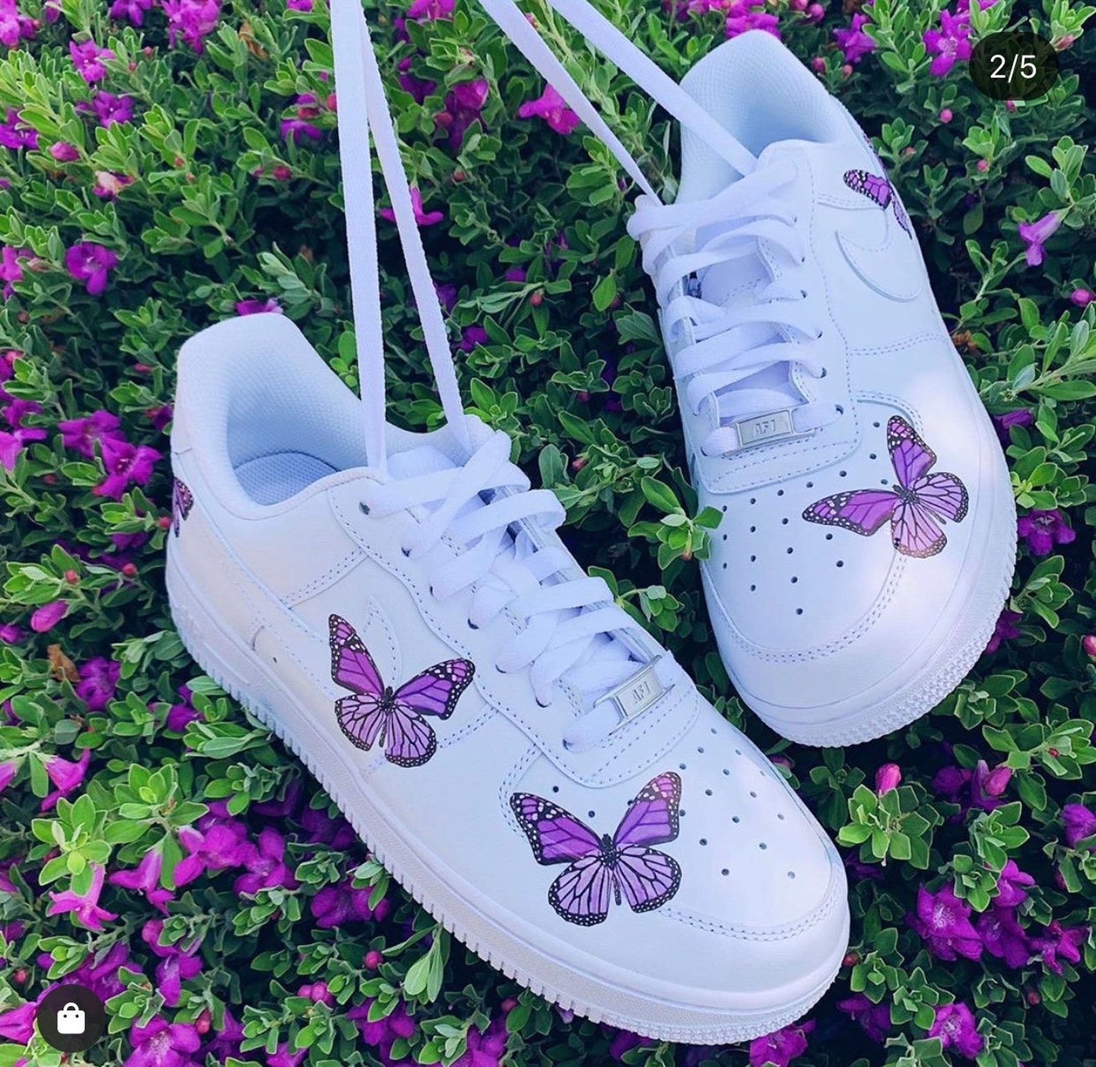 Nike Air Force 1 Butterfly Delight | Etsy
