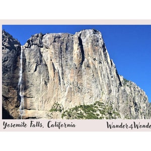 Yosemite Falls, Californie - Carte postale Wander4Wonders