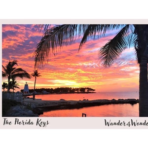 The Florida Keys - Wander4Wonders Postkarte