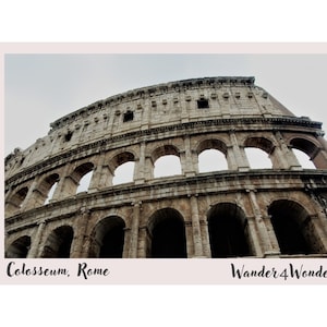 Colisée, Rome - Carte postale Wander4Wonders