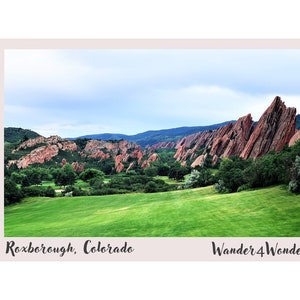Roxborough, Colorado - Carte postale Wander4Wonders