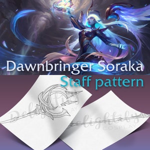 Dawnbringer Soraka staff pattern from League of Legends
