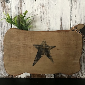 Primitive Sheep, Handmade Wood Sheep, Wall Decor, Sheep lover, Please Read Description, Made To Order Item