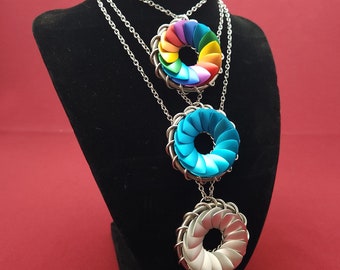Scale Turbine Pendants - 12 Colors