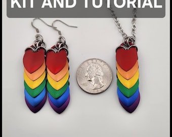 Scalemail Pendant and Earrings Kit