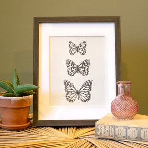 Butterfly Trio Print