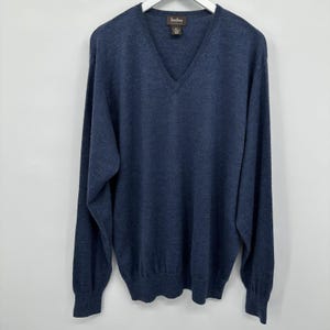 Vintage Neiman Marcus Sweater Jumper Pullover Mens XXL Merino Wool Silk Old Money