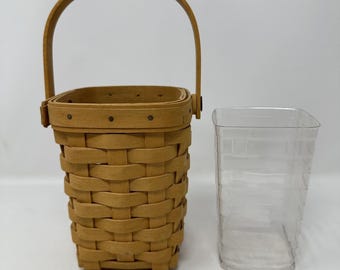 Vintage Longaberger 1998 Horizon of Hope Basket with Plastic Liner Made in USA