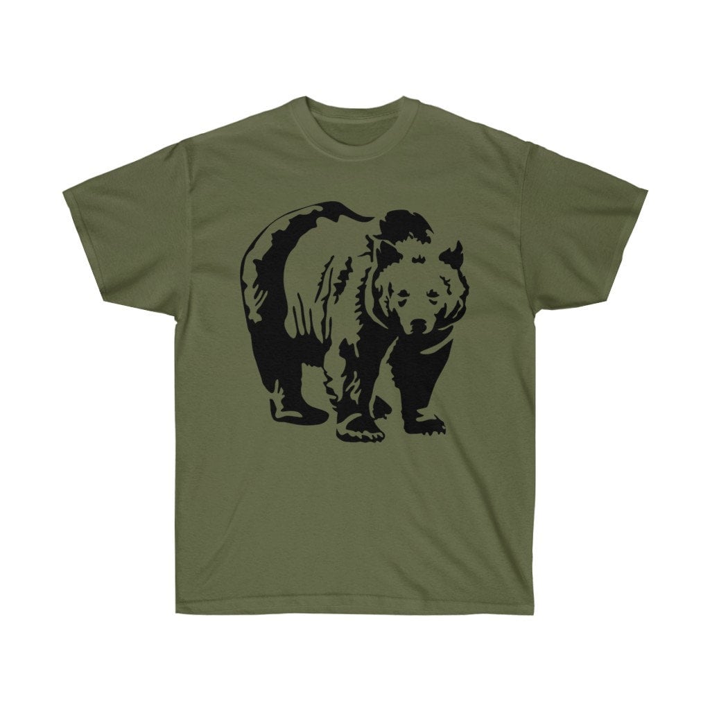Bear T-shirt Kid's Graphic TShirt Animal Tee Bear | Etsy