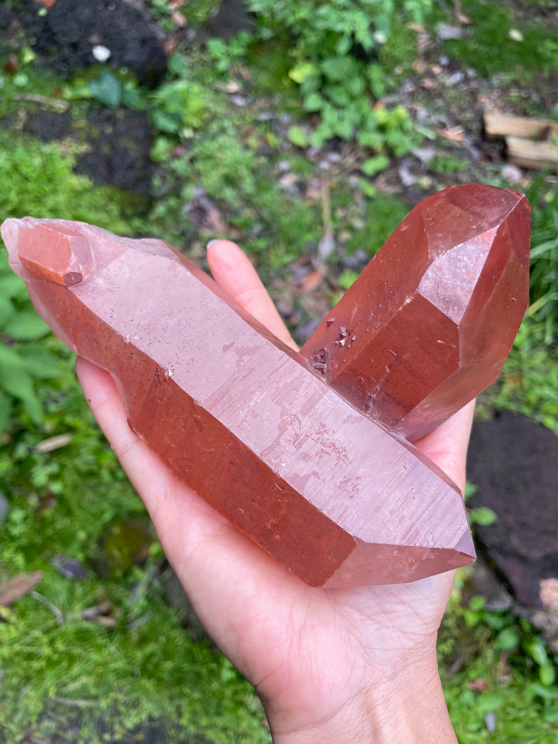 Large & Scarlet Temple Quartz Points Etsy