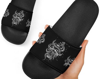 Goth house slippers Clearance