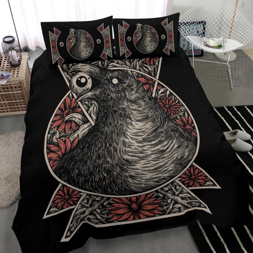 Discover Gothic Crow Eye Bedding Set