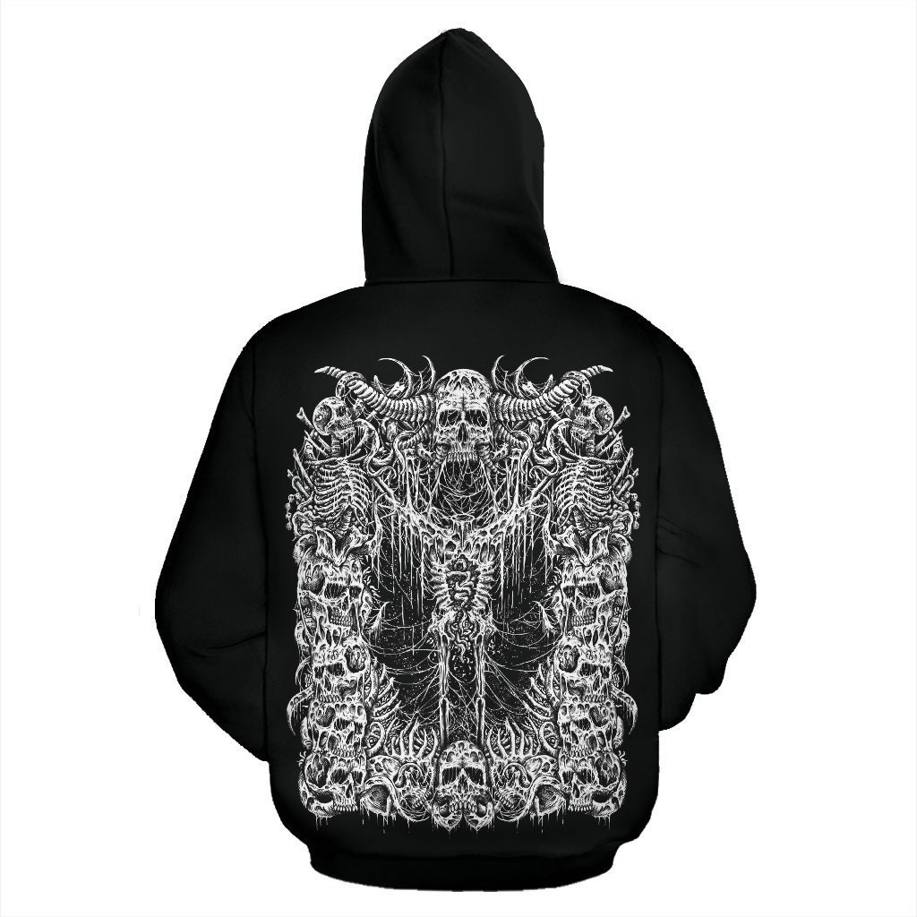 Discover Skull Demon Headless Skeleton Hoodie  Be Advised These Hoodies