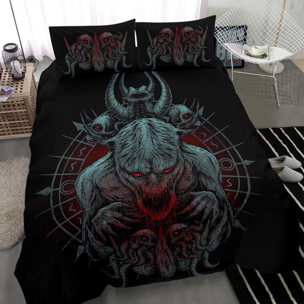 Discover Skull Satanic Demon Bedding Set
