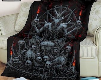 Satanic Ouija Board Pentagram Black Metal Occult Throw Blanket Soft Lightweight Durable Flannel Fleece Blanket for Bedroom Living Rooms Sofa Couch Camping Travel 60x50 Satanic Ouija Board Pentagram Black Metal Occult Throw Blanket Soft Lightweight Durable Flannel Fleece Blanket for Bedroom Living Rooms Sofa Couch Camping Travel 60x50