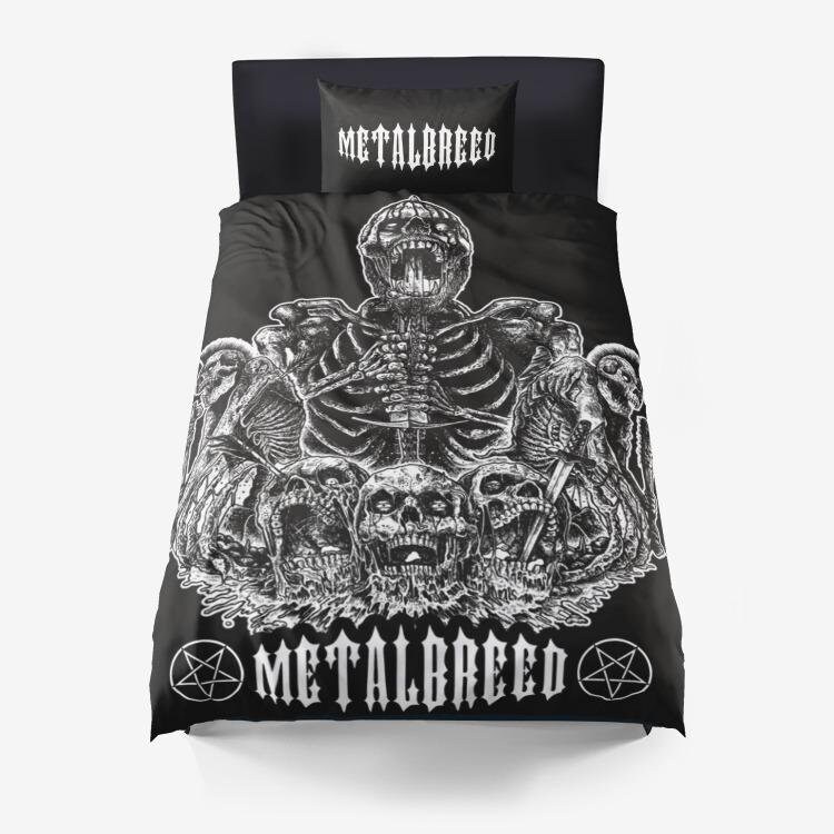 Heavy Metal Room Decor-death Metal Room Decor-metalbreed Skull