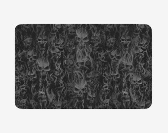 18 x 30 inches Teather Skull with Flowers Halloween Bath Rugs Skeleton Sponge Doormat Absorbent Non Slip Backing Durable Soft Flannel Mat Memory Foam Mats Carpet for Bathroom Kitchen 18 x 30 inches Teather Skull with Flowers Halloween Bath Rugs Skeleton Sponge Doormat Absorbent Non Slip Backing Durable Soft Flannel Mat Memory Foam Mats Carpet for Bathroom Kitchen