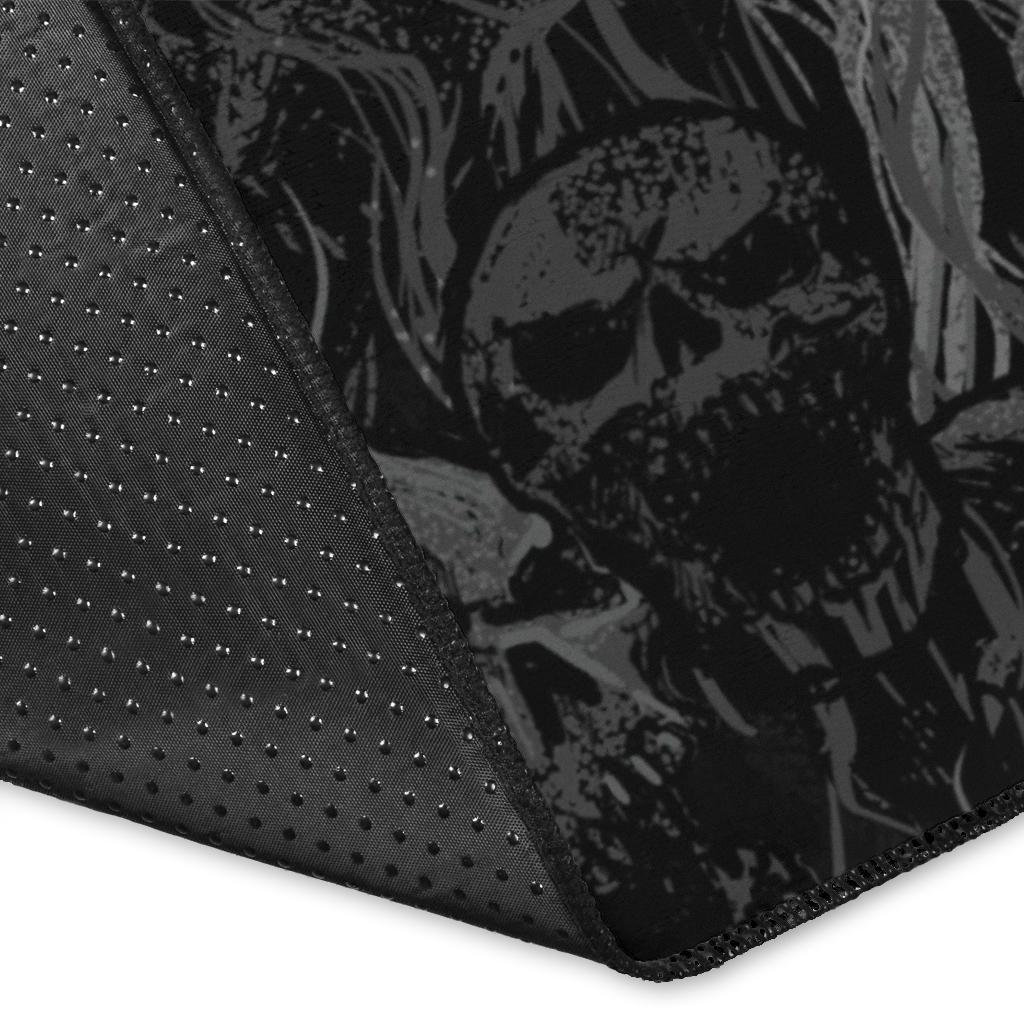 Discover Smoke Skull Area Rug Dark Version-Skull Rugs-Skull Decor-Gothic Decor-