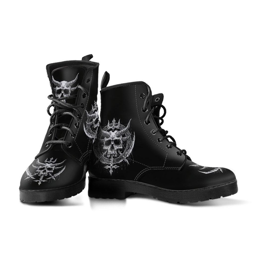 Satanic Devil Gothic Witch Men's Boots