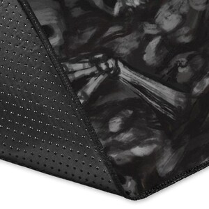 Skull Skeleton Werewolf Pack Creepy Moon Light Graveyard Area Rug-wolf ...