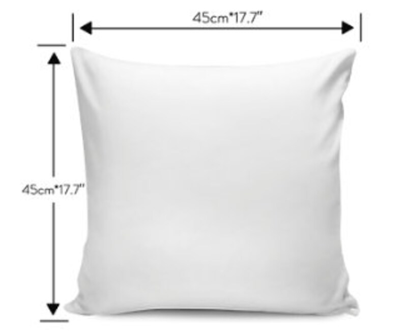 Puede incluir: Funda de coj&iacute;n cuadrada blanca de 45 cm x 45 cm.