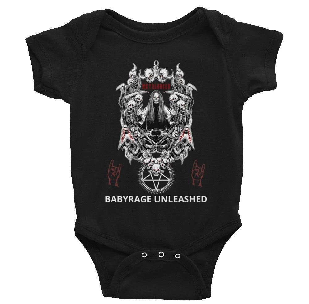 Death Metal Baby Clothes heavy Metal Music Baby Clothes metalbreed Babyrage Unleashed metal Music Baby Clothing death Baby Merch Etsy Canada