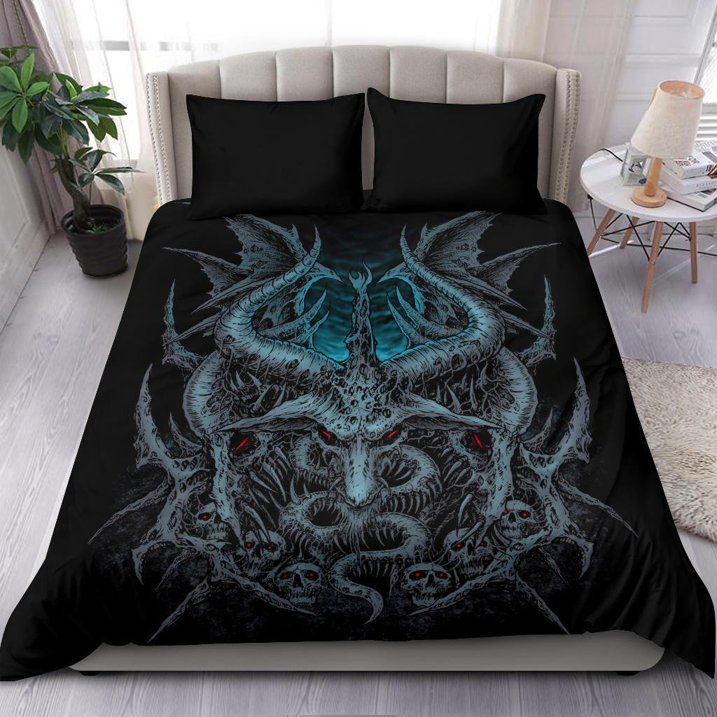 Skull Satanic Goat Bedding Set