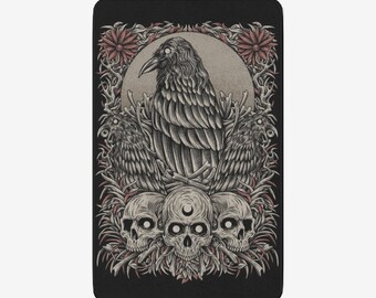 Calavera gótica oculta 18x 30 microfibra Chevron Alfombra de baño suave antideslizante felpudo-calavera decoración de baño-decoración de baño gótico-