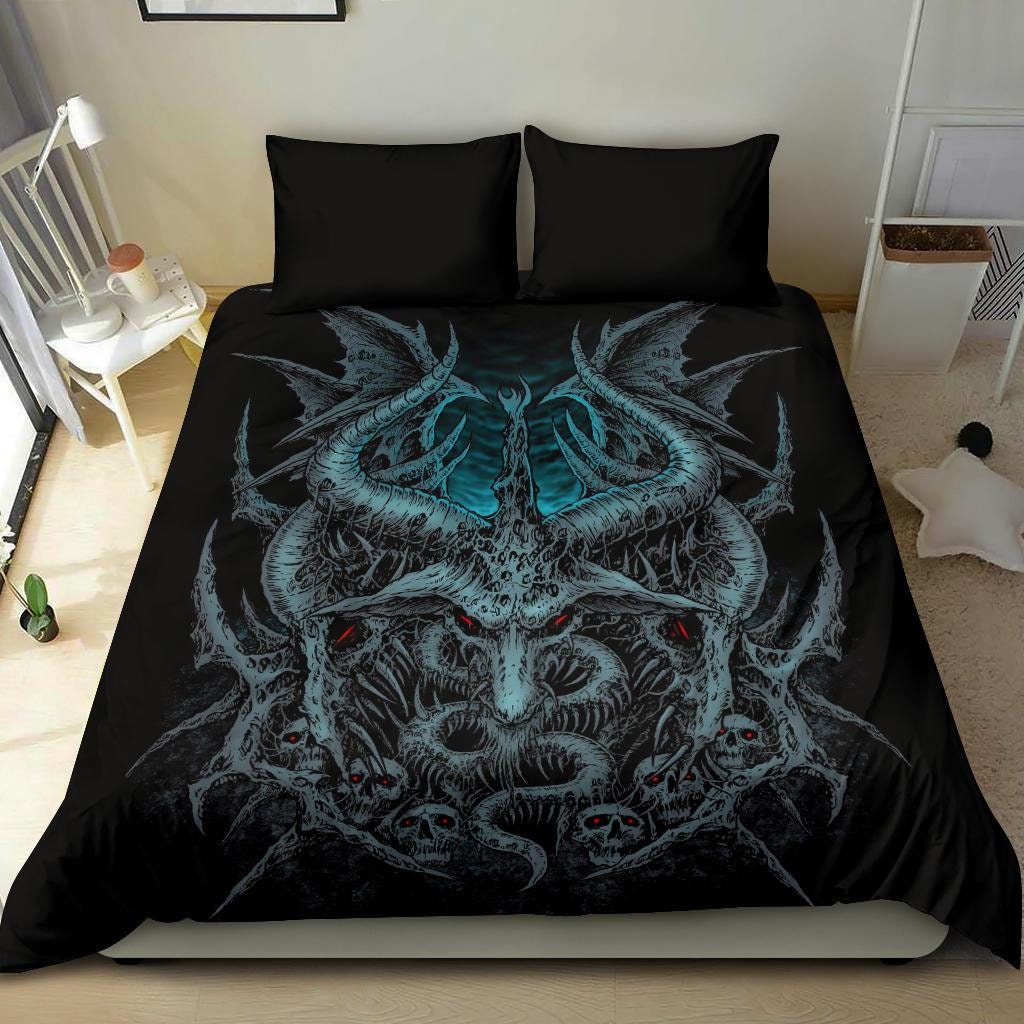 Discover Skull Satanic Goat Bedding Set