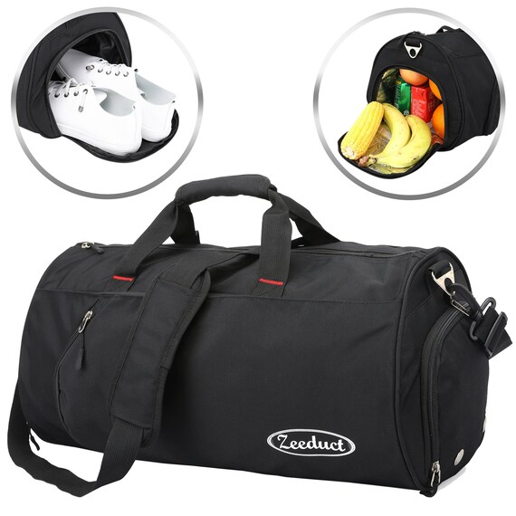 gym bag with shoe compartment