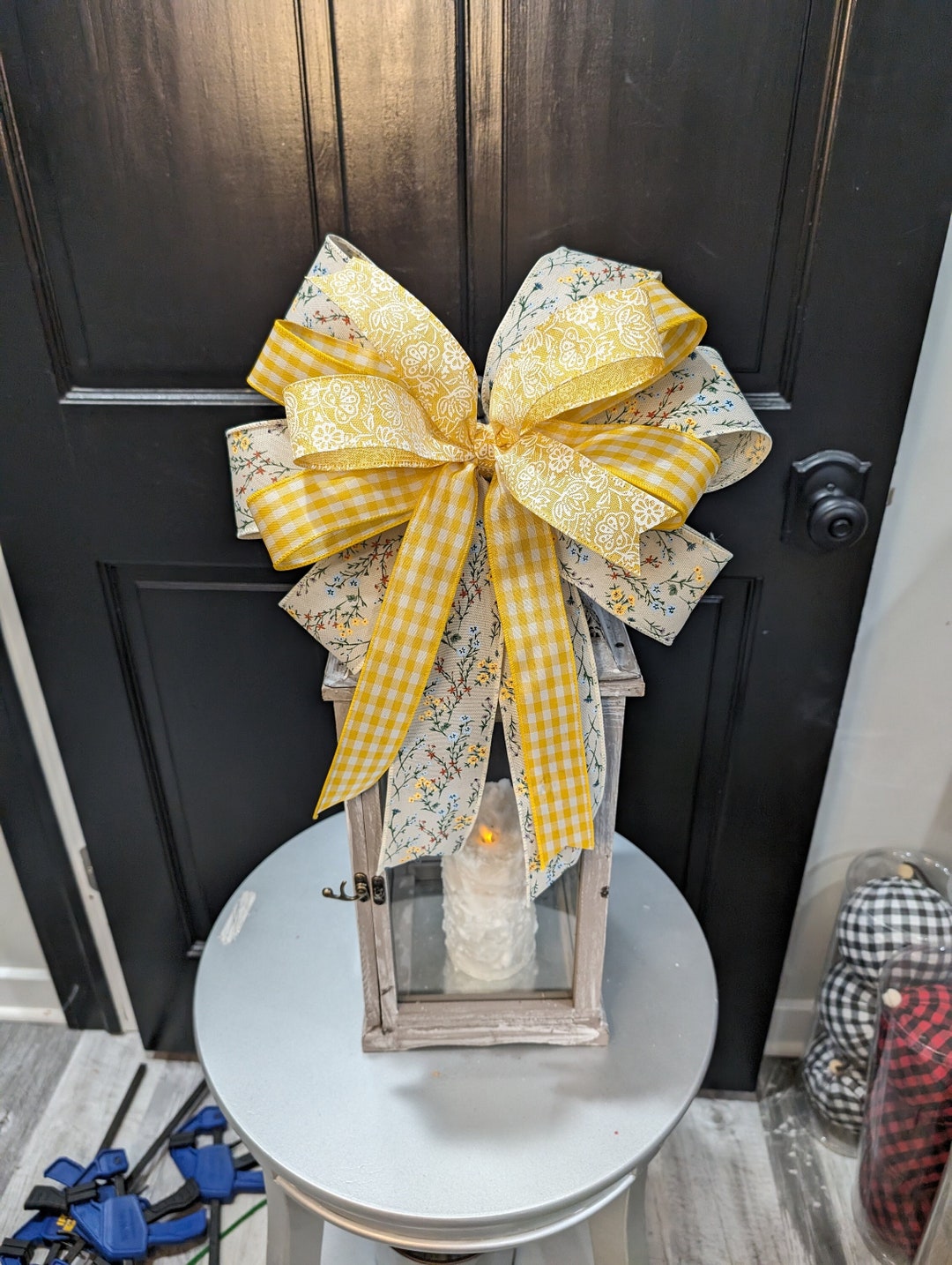 Spring Bow, Summer Bow, Lantern Bow, Porch Light Bow, Basket Bow ...