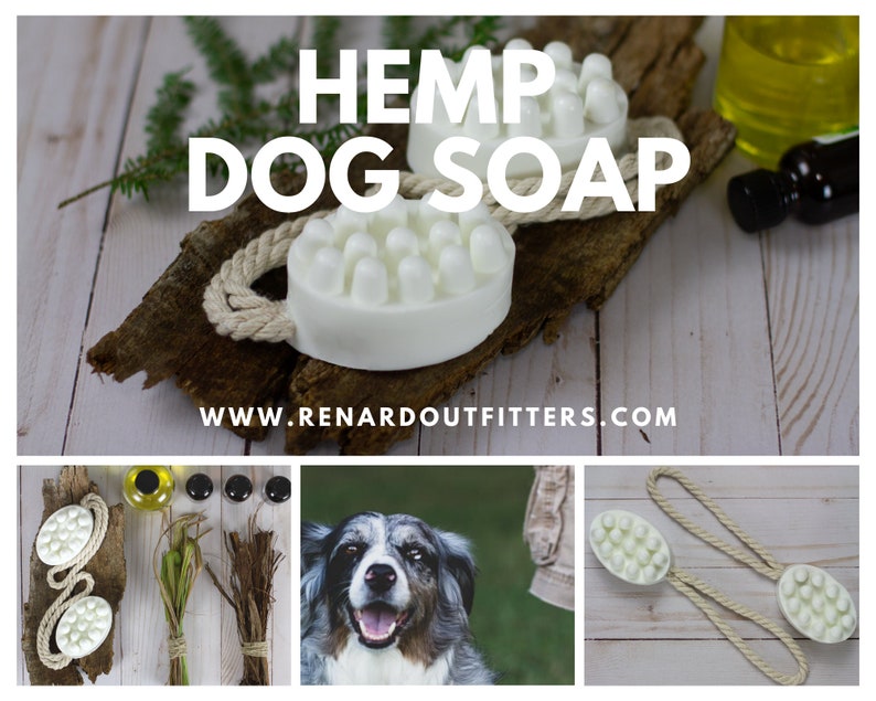 Alle natürlichen Hanf Hund Seife 5 ätherische Öle um gegen Etsy