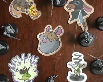 Pegatinas de Skaven graciosas