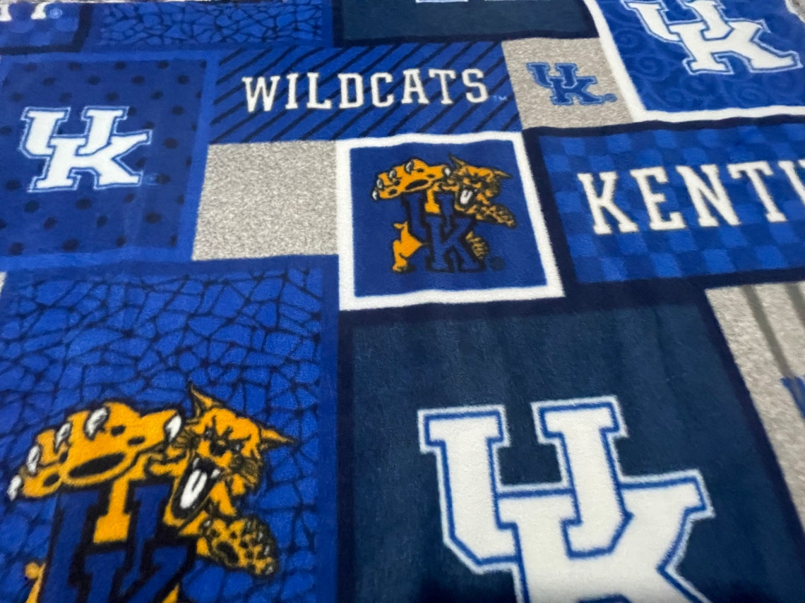 Kentucky Wildcats Patches Soft Fleece Paired with Minky Luxe Etsy Italia