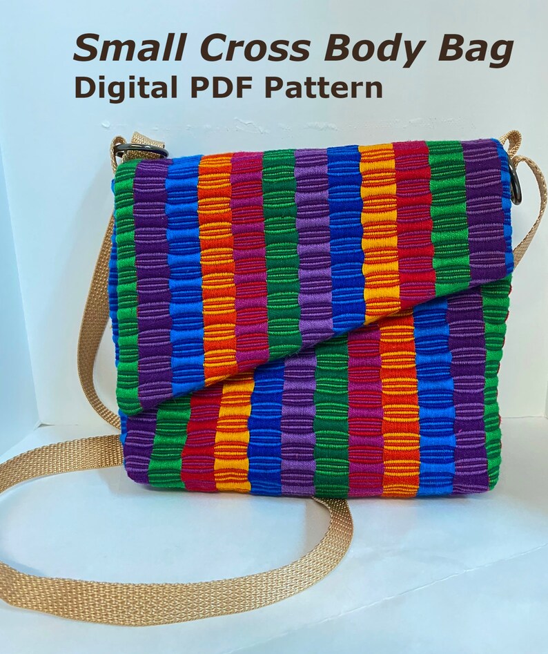 Small Cross Body Bag Digital PDF Pattern Etsy