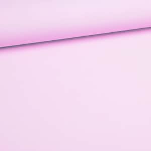 Cotton fabric woven plain pink soft pink from 25 cm