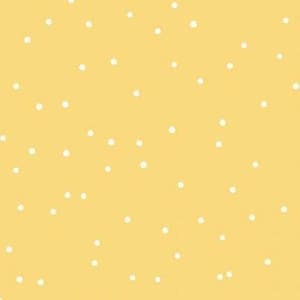 Punti geometrici, piccoli punti bianchi su sfondo giallo sole + a scelta cotone, tessuto felpa, jersey, mussola