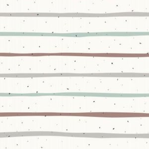 Könnte beinhalten: Ein nahtloses Muster aus horizontalen Streifen in Grautönen, Braun und Hellgrün. Der Hintergrund ist weiß mit einer dezenten gesprenkelten Textur.