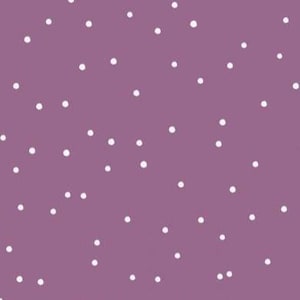 Dots Geometric dotted small white dots on plum + optionally cotton, sweat, jersey, muslin