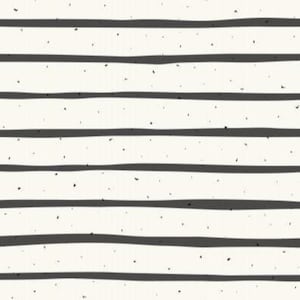 Peut inclure: Un fond blanc avec un motif de rayures horizontales noires. Les rayures sont dessinées à la main et ont une texture légèrement irrégulière.