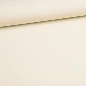 Tissu en coton tissé uni beige clair à partir de 50 cm