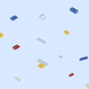 Building blocks combination fabric car vehicle excavator motorcycle helicopter light blue + optionally cotton, sweat, jersey