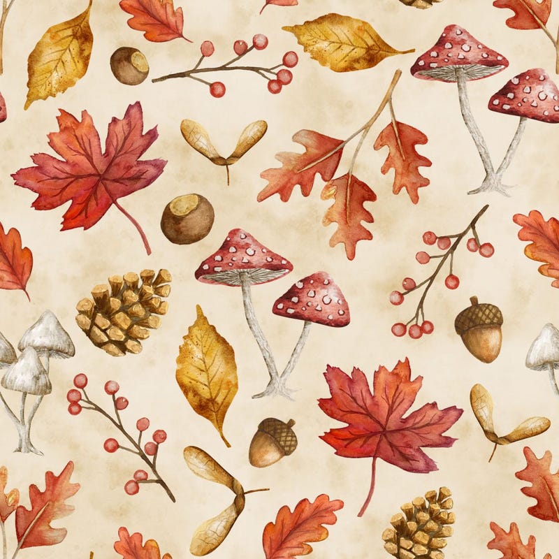 Autumn Fabric - Etsy