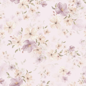 100% cotton cotton fabric woven delicate flowers blossoms roses watercolor country house from 50 cm