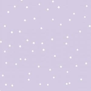 Dots Geometric dotted small white dots on lilac + optionally cotton, sweat, jersey, muslin