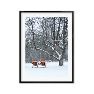 Handmade Winter Landscape Photography Prints, Winter Wonderland Wall Art Bedroom Decor, Christmas Gift, Gift Idea for Mom, Holiday Gift