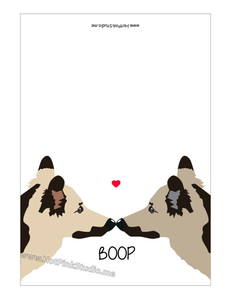 PRINTABLE CARD German Shepherd Dog Valentine's Day card for wife, Anniversary Card, Dog Love card for husband, dog lover card for her image 2