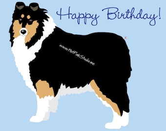 COLLIE DOG GAME Pin the Tail on the Dog Happy Birthday Party Game Instant Download Files